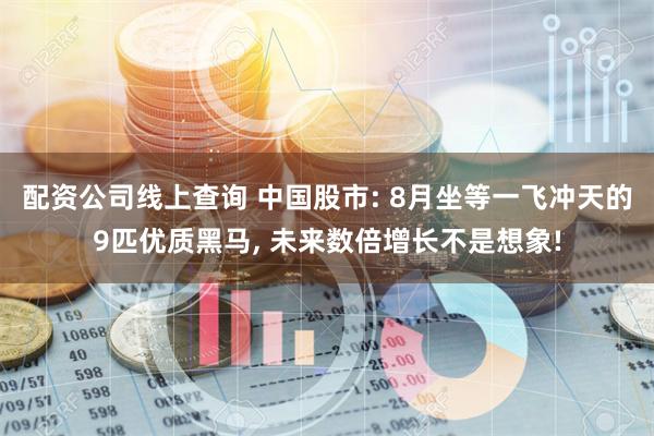 配资公司线上查询 中国股市: 8月坐等一飞冲天的9匹优质黑马, 未来数倍增长不是想象!