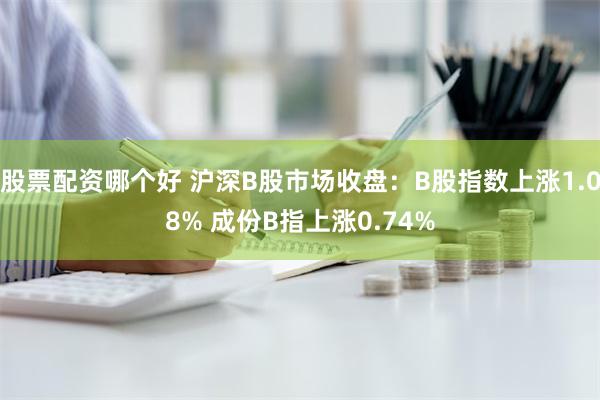 股票配资哪个好 沪深B股市场收盘：B股指数上涨1.08% 成份B指上涨0.74%