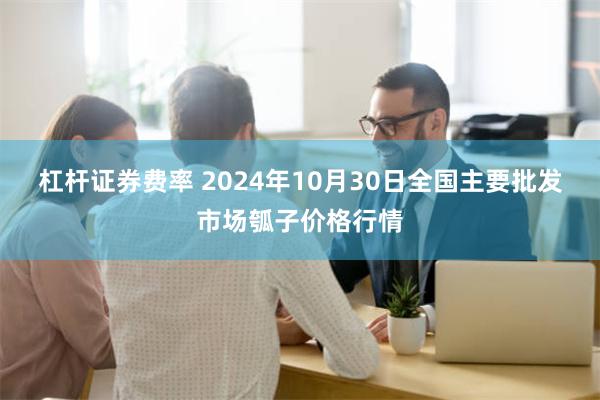 杠杆证券费率 2024年10月30日全国主要批发市场瓠子价格行情